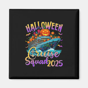 Imán Equipo de crucero de Halloween 2025 Vacaciones coi