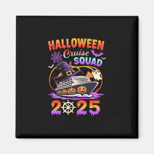 Imán Equipo de crucero de Halloween 2025 Vacaciones de