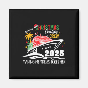 Imán Equipo de Crucero de Navidad 2025 Creando Recuerdo