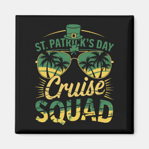 Imán Equipo de crucero del día de San Patricio coincide