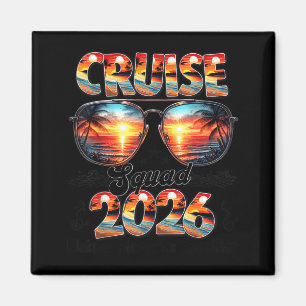 Imán Equipo de crucero vacaciones de verano 2026 famili