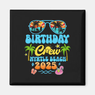 Imán Equipo de cumpleaños de Myrtle Beach Vacaciones Cr