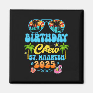 Imán Equipo de cumpleaños en St. Maarten Vacaciones Cru