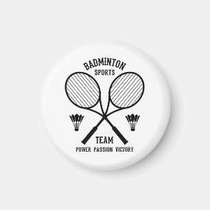 Imán Equipo de deportes de bádminton