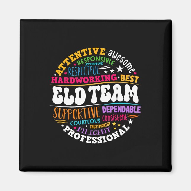 Imán Equipo de desarrollo del idioma inglés Groovy Eld  (Frente)