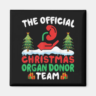 Imán Equipo de donantes de órganos de Navidad - Diverti