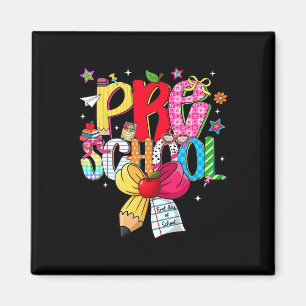 Imán Equipo de ensueño de preescolar elegante profesor 