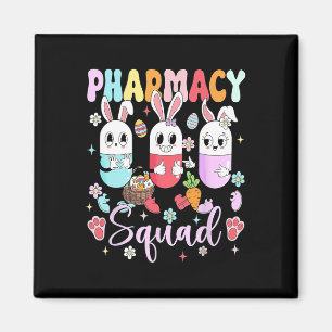 Imán Equipo de Farmacia de Pascua Pastillas Farmacéutic