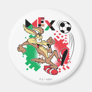 Imán Equipo de fútbol de México Gráfico de WILE E. COYO