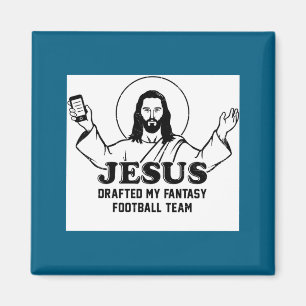 Imán Equipo de fútbol fantástico de Jesús diseñado con