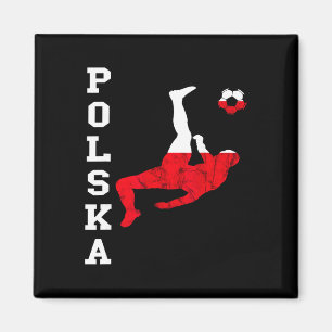 Imán Equipo de fútbol Polska Orgullo polaco Raíces pola