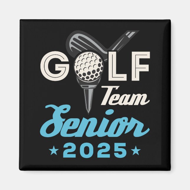 Imán Equipo de golf Clase Senior de Golfer 2025 (Frente)
