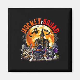 Imán Equipo de hockey Halloween tres equipos de terror