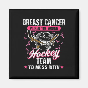 Imán Equipo de hockey sobre cáncer de mama Cinta de sen