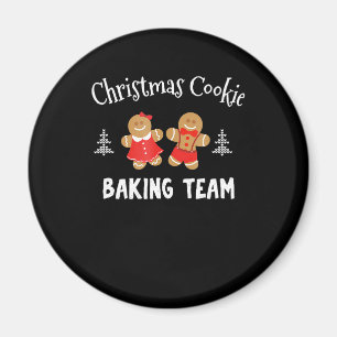 Imán Equipo de hornear galletas de navidades hombre d