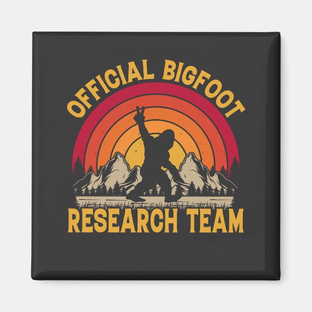 Imán Equipo de Investigación Original Bigfoot (Frente)