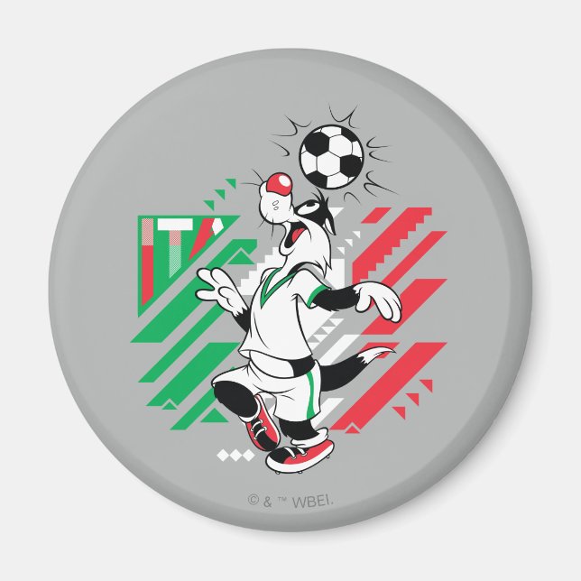 Imán Equipo de Italia de fútbol gráfico de SYLVESTER™ (Frente)
