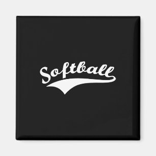 Imán Equipo de Jugador de Softbol Escolar Recreativo Su