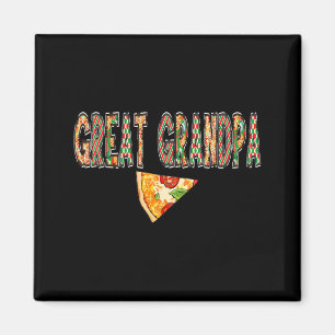 Imán Equipo de la familia del cumpleaños de la pizza de