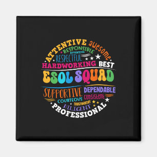 Imán Equipo de maestros y estudiantes de Esol Squad reg