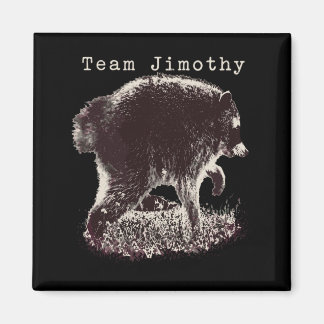 Imán Equipo de Mapache Divertido de Jimothy para Hombre