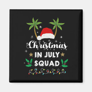 Imán Equipo de Navidad en Julio Divertido Santa Xmas Ve