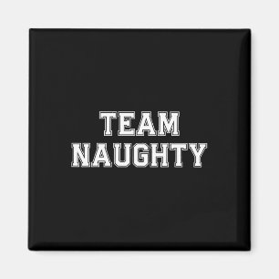 Imán Equipo de Navidad Travieso Adultos Fiesta de Ofici