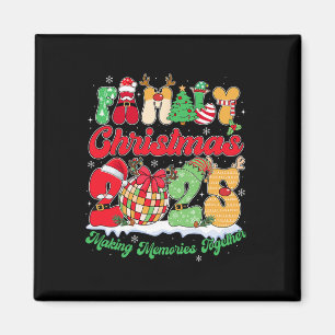 Imán Equipo de Navidades 2025 Santa Elf Squad Matchin