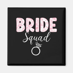 Imán Equipo de Novia Despedida de Soltera Coquette Bow