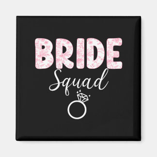 Imán Equipo de Novia Despedida de Soltera Coquette Bow