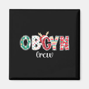 Imán Equipo de Obstetricia y Ginecología de Navidad Cre