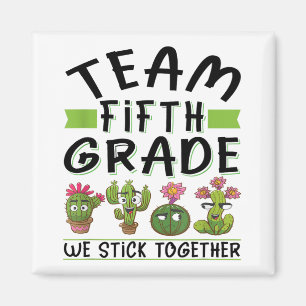 Imán Equipo De Quinto Grado De Vuelta Al Día Escolar Ma