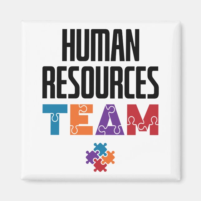 Imán Equipo de Recursos Humanos (Frente)