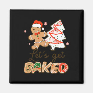 Imán Equipo de repostería de galletas divertido Navidad