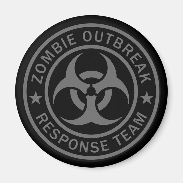 Imán Equipo de respuesta al brote de Zombie (Frente)