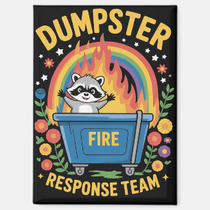 Imán Equipo de Respuesta de Incendio de Contenedor Meme