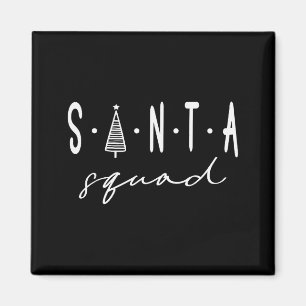 Imán Equipo de Santa Equipo de Navidad Equipo de Santa 