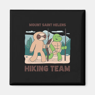 Imán Equipo de senderismo del Monte Saint Helens en exp