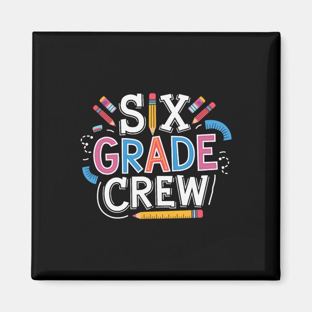 Imán Equipo de sexto grado  (Frente)