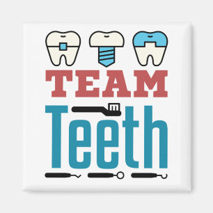 Imán Equipo de Teeth Dental Squad Personal Dentienist H