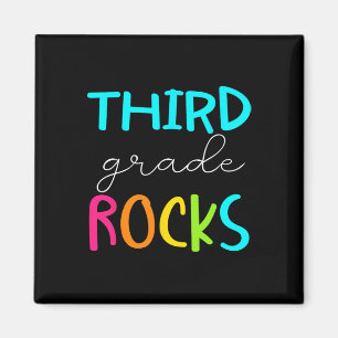 Imán Equipo de Tercer Grado Rocks Profesor de 3er Grado
