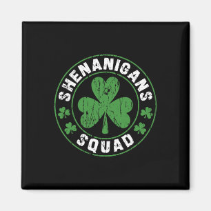 Imán Equipo de Traviesuras Tréboles Irlandés Divertido