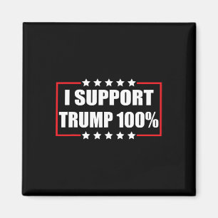 Imán Equipo de Trump Pro Trump Patriótico Apoyo a Trump