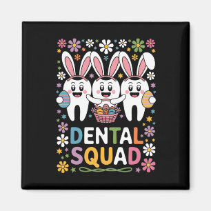 Imán Equipo dental de dientes divertidos Dentista Feliz