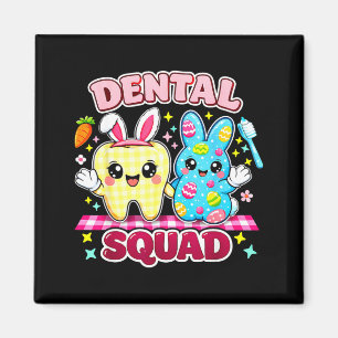 Imán Equipo dental lindo equipo de dentista de Pascua