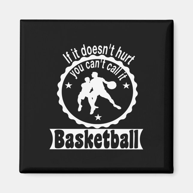 Imán Equipo entrenador de jugadores de baloncesto dice  (Frente)