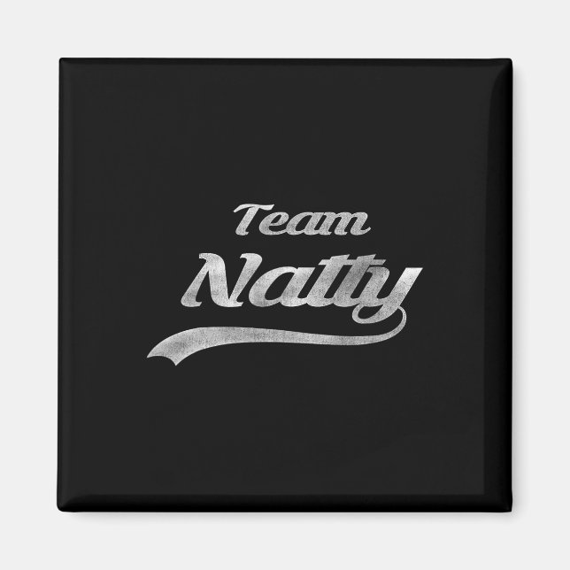 Imán Equipo Fitness natural anti jugo - Sombra negra ma (Frente)