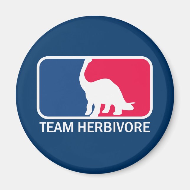 Imán Equipo Herbivore Vegetarian Vegan (Frente)