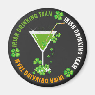 Imán Equipo Irlandés de Bebidas Shamrock Cocktail Magne