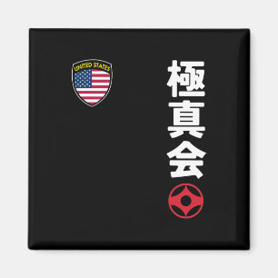 Imán Equipo Karate Kyokushinkai Usa Martia Japonesa Kan